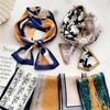 New Scarves Silk Scarves Women'S Spring And Autumn Season Long Decorative Professional Scarves Summer Thin Styles Paired With Shirts Stylish