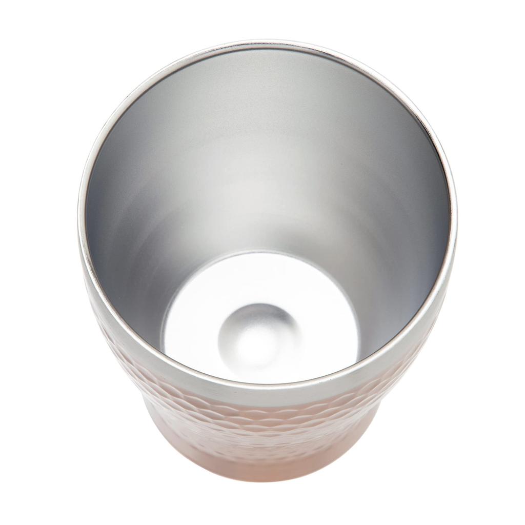 Maebata Luxe Pair of Rock Silver 29828 Cups, & Bronze, 290ml,