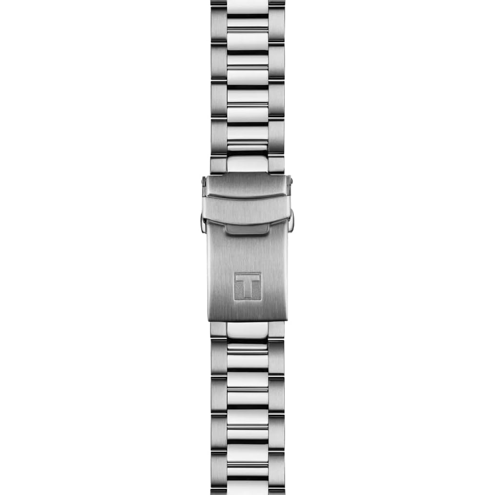 Мужские часы Tissot Seastar 1000 Quartz GMT Черный циферблат Водонепроницаемость 300 м Нержавеющая сталь