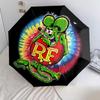 1 шт. Зонт с рисунком Rat Fink, Портативный складной зонт, Железный каркас, Структура из костей, Уличный домашний зонт
