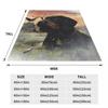 German Wirehaired Pointers Gundogs  Blankets Soft Warm Flannel Throw Blanket Bedspread for Bed Living room Picnic Travel Home