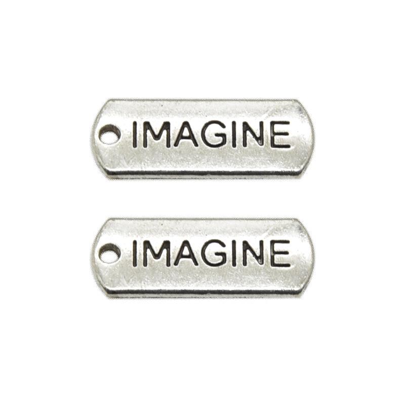 Винтажная золотая подвеска-бирка с вдохновляющим словом для изготовления ювелирных изделий