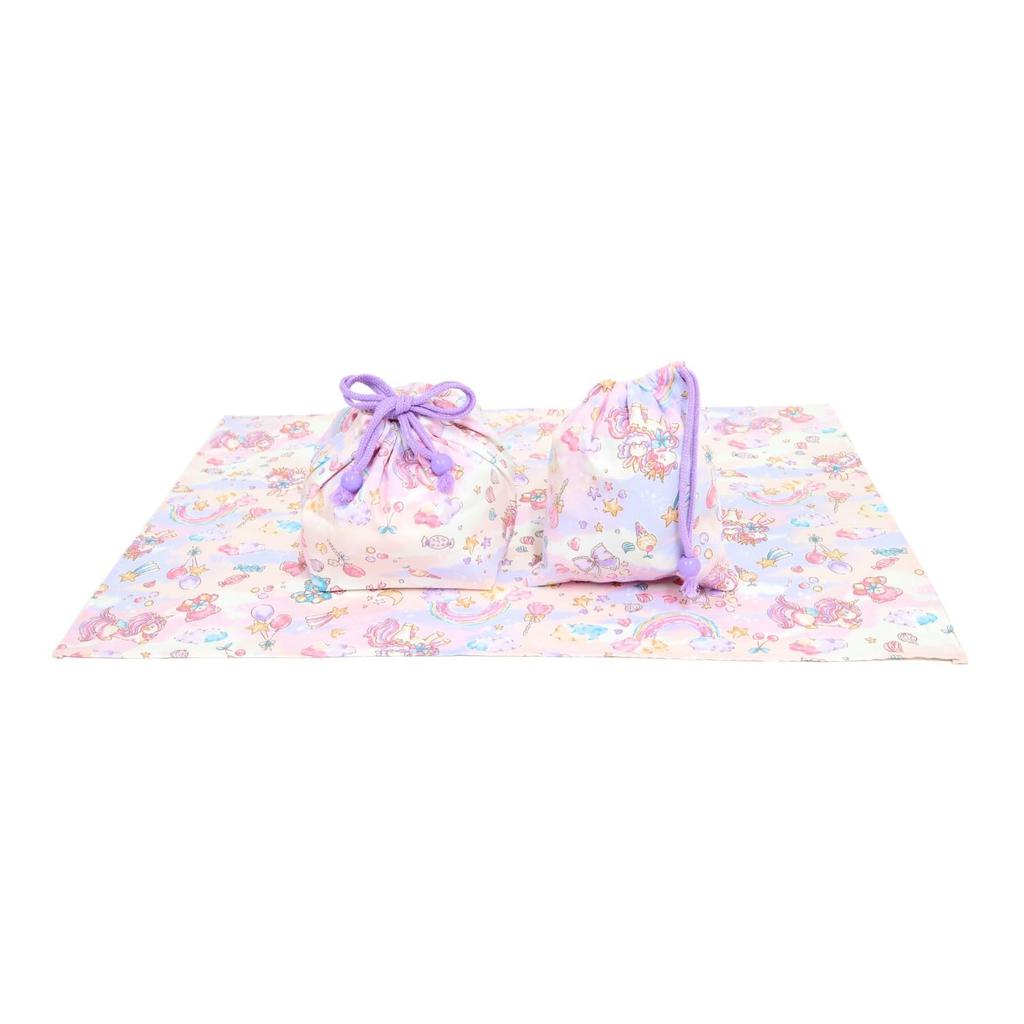 KIYOHARA Large Set of 60cm x Colorful Unicorn Pink and Girls' Placemats, 2, 40cm, Design, Blue, MOW163-LD