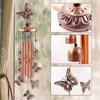 Metal Turtle Butterfly Dragonfly Wind Chimes Pendant Home Garden Decor Retro Bells Outdoor Pendant