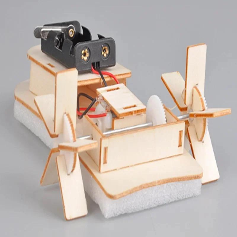Деревянный DIY Модель корабля Маленький Производитель Материал Подарок Игрушка Набор для научных экспериментов Материал для сборки Упаковка Игрушка Подарок на день рождения