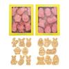 16Pcs/set Rabbit Easter Egg Cookie Molds Household Diy Baking Tools Pastry Pressing Fondant Kitchen Cookie Mold