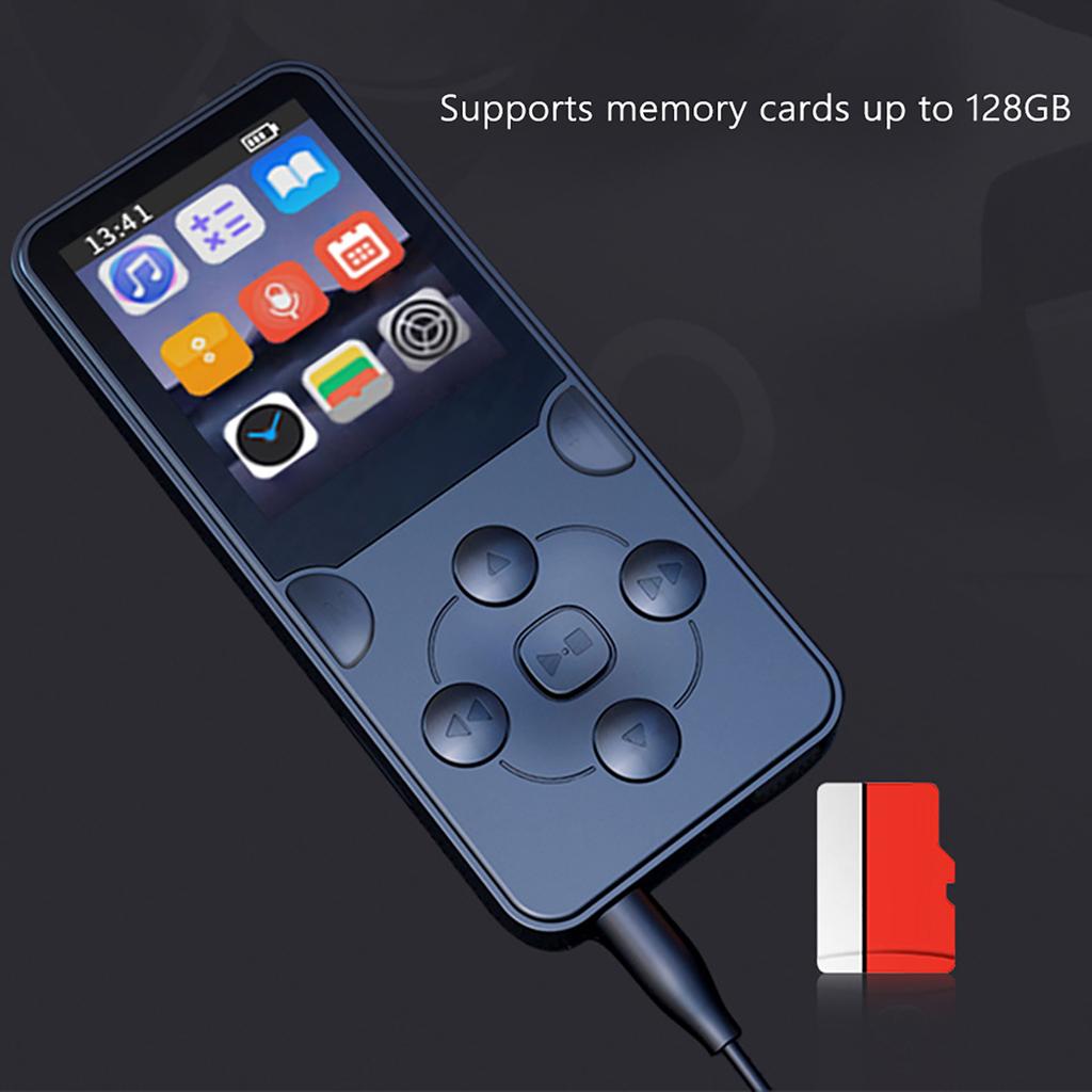 1.8inch MP3 MP4 Player Recording E-Book TFT Color Screen MP3 Music Player HiFi Stereo Sound with Speaker for Students