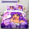 3pcs Anime A-AphmauS Design Cover Set - HD Printed Bedding with 1 Cover and 2 Pillowcases - Perfect for Home and Dorm Decor