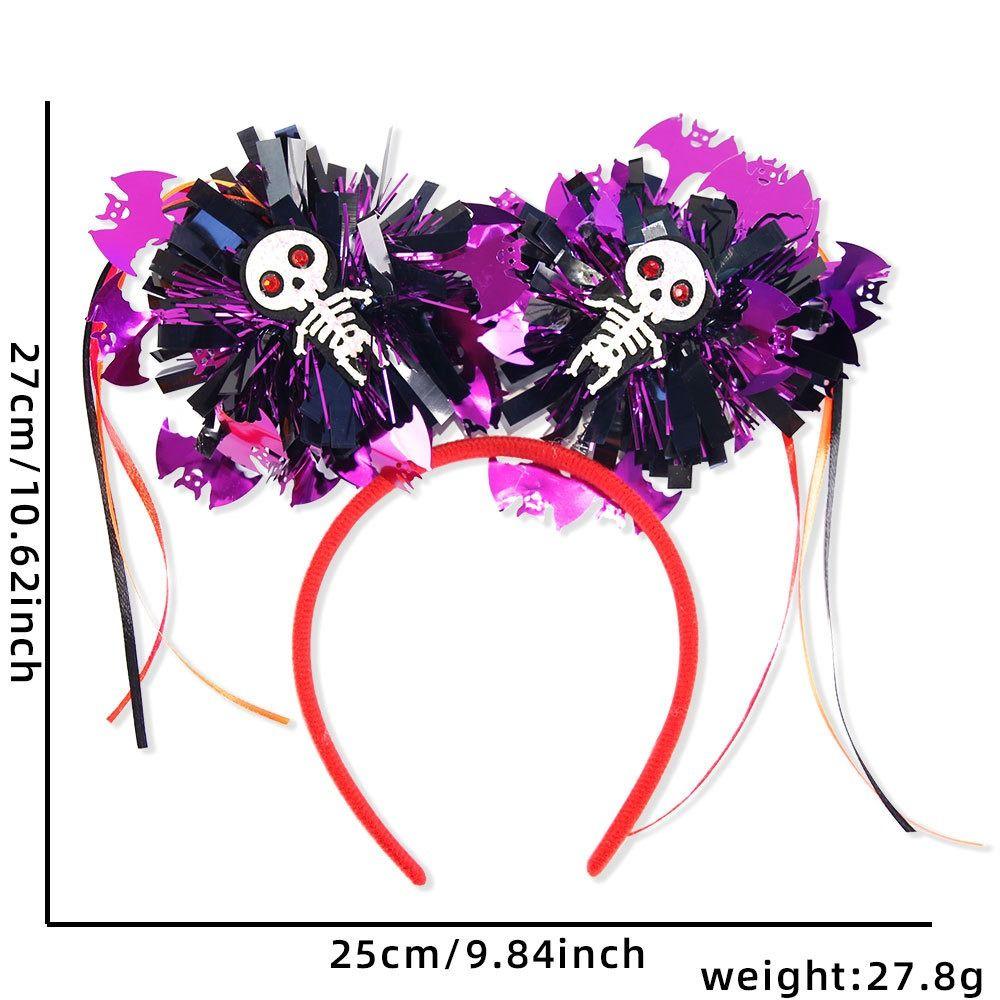Pumpkin Halloween Hairbands Skull Bat Skeleton Headband Funny Halloween Hair Hoop Festival Party