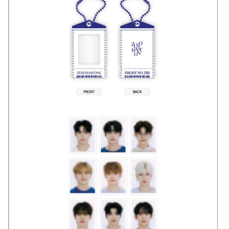 Zerobaseone   09 Id Photo Holder Set The Moving Seoul Pop Up Store Md
