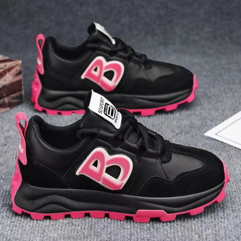 Модные дизайнерские массивные кроссовки для мужчин, покрытая подошва, модные кожаные дышащие повседневные кроссовки с увеличенной внутренней платформой