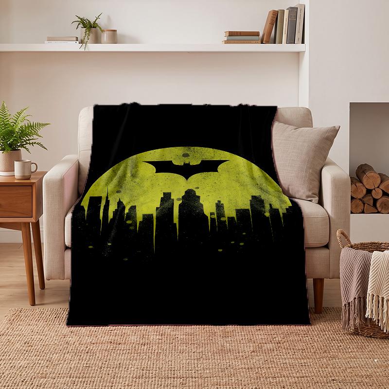 Batman Soft Warm Flannel Blankets Comfortable Blanket for Home Decoration Gifting