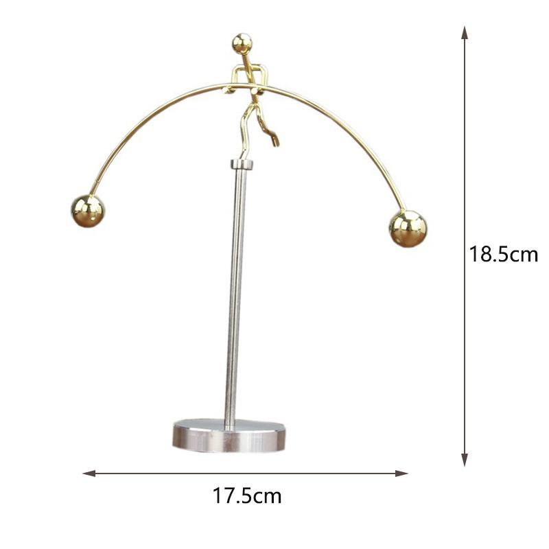 Колыбель-маятник Ньютона, креативный баланс, железный человек, шар, ремесла, орнамент, стакан, детский подарок, настольная игрушка, аксессуары для украшения дома