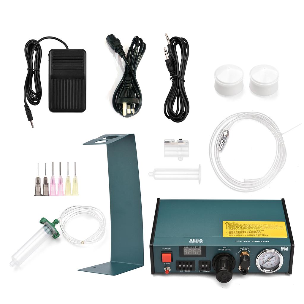 983A 220V Automatic Glue Dispenser Machine Professional Precise Dispensing Controller Glue Machine Digital Control Drip