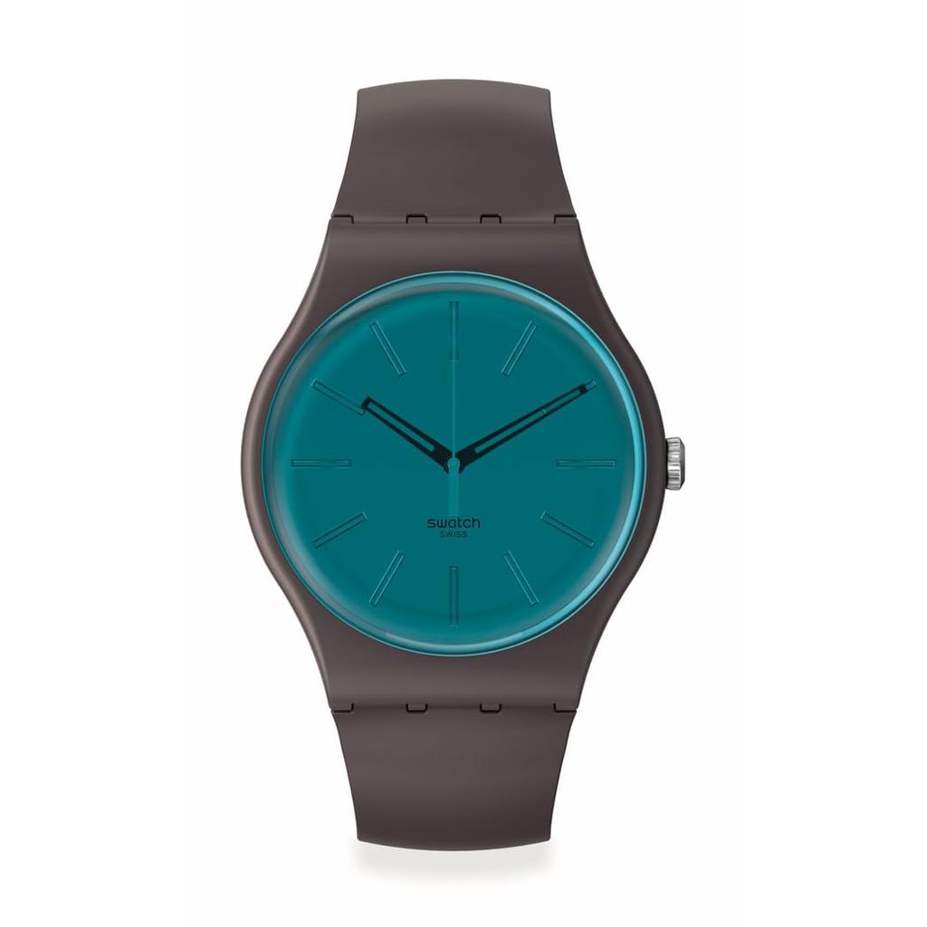 Swatch DARK DUALITY SO29C100 Коричневые наручные часы