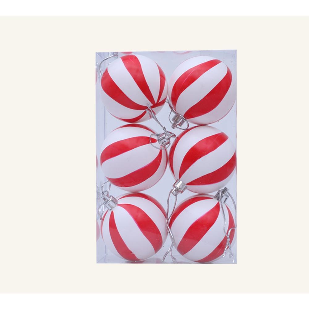 Christmas decoration, painted striped sphere, Christmas, wedding, bar, interior decoration, decoration, Christmas tree pendant