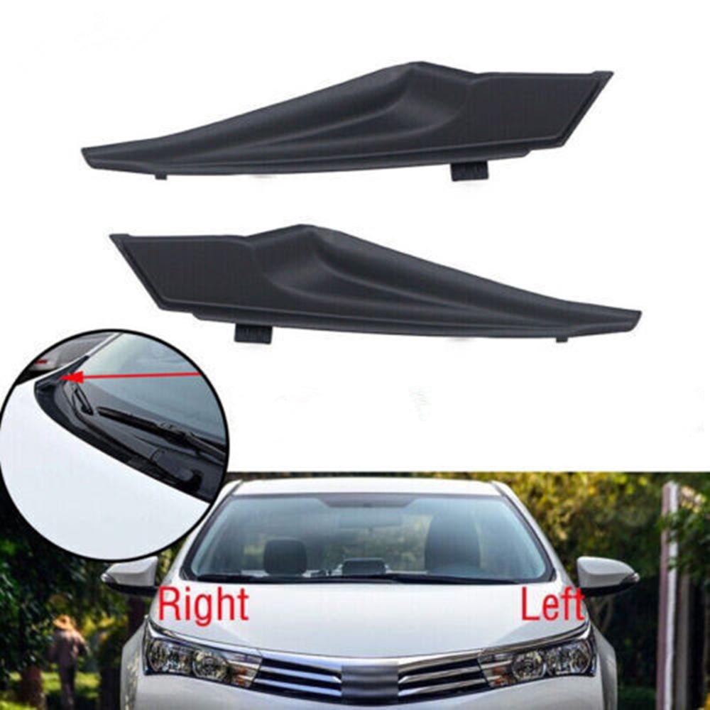 New Pair Front Windshield Wrap Corner Trim For 2014-2019 Toyota Corolla 53824-02140