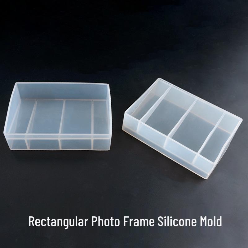 Силиконовая форма для изготовления DIY-украшений из эпоксидной смолы с кристаллами и фоторамок