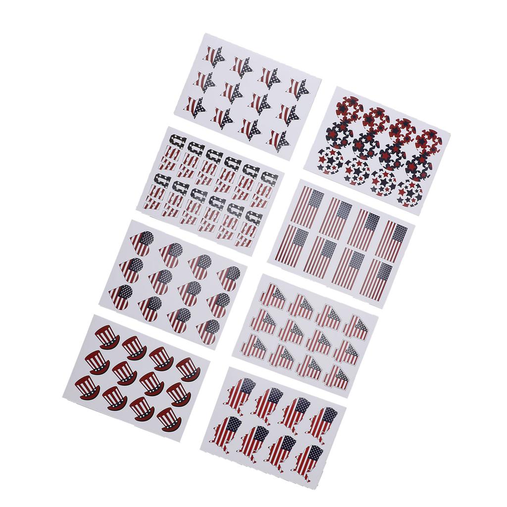 48 шт. наклеек 4 июля патриотический флаг США День независимости украшение скрапбукинг часть