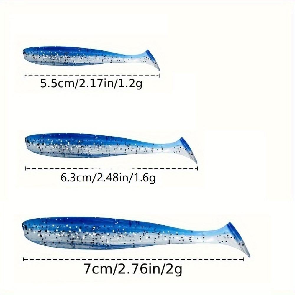 10 мягких приманок для ловли окуня, мягких червей с Т-образным хвостом, пресноводных и соленых приманок