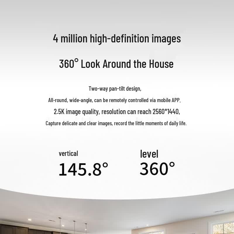 TP-Link 4MP Full-Color Night Vision 360° Home Security Camera CN plug (adapter included)