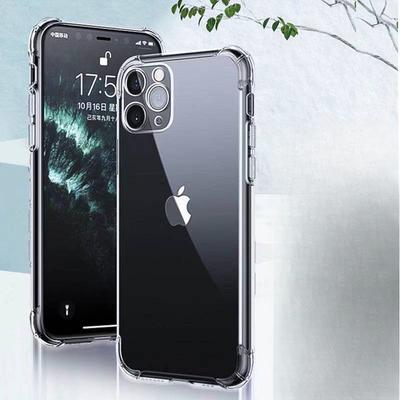 Подходит для iPhone16Promax Утолщенный силиконовый противоударный чехол для мобильного телефона Apple 11 Четыре угла Прозрачная защитная накладка