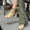 Beautiful Sandals Women's Thin Heels High Heels Design Sense Niche Rivet Cool Boots