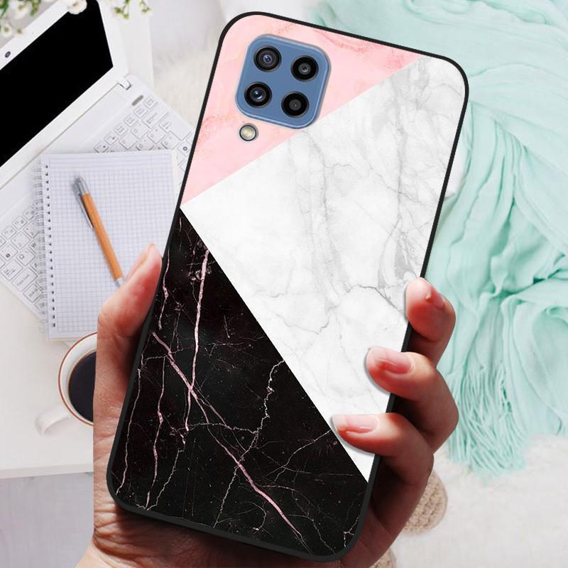 Чехол для Samsung M32 SM-M325F, ТПУ, Роскошный, Мягкий, Модный, Силиконовый Чехол для Телефона для Samsung Galaxy M32, Задняя крышка, Fundas, Оболочка