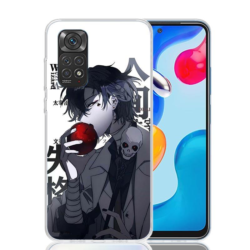 Чехол для телефона Bungo Stray Dogs Дазай для Xiaomi Redmi Note 15 14 13 12S 12 Pro Plus 11S 11E 11 11T 10S 10 Арт Мягкий Чехол с Рисунком Re