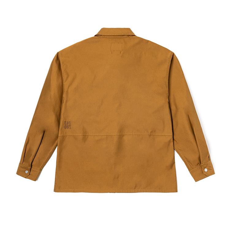 Lee Shirts Men's Brown Lapel Moderate Straight Fit LMT010319207690A07959
