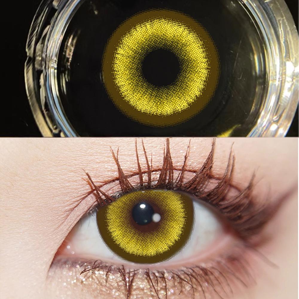 Градуированные цветные контактные линзы JeweLens 2 шт. Аниме Косплей