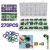270Pcs Heat-resistant O-Ring Seals Assortment Kit  Refrigerant System