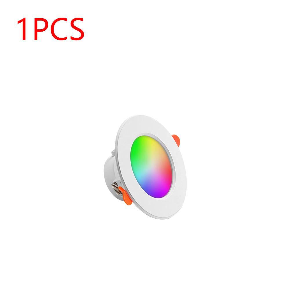 1-6 шт. светодиодный потолочный светильник Tuya Smart Wi-Fi потолочный светильник с регулируемой яркостью RGB + CW + WW прожектор 85-265 В голосовое управление с Alexa Google Home
