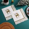 20pcs/Pac 33*33cm 2-Ply Disposable Party Napkin Christmas Pattern