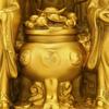 Five Wealth Gods Buddha Statue: Prosperity & Treasure Decoration for Entrance, Hall, or Counter - Ideal Housewarming or Opening Gift