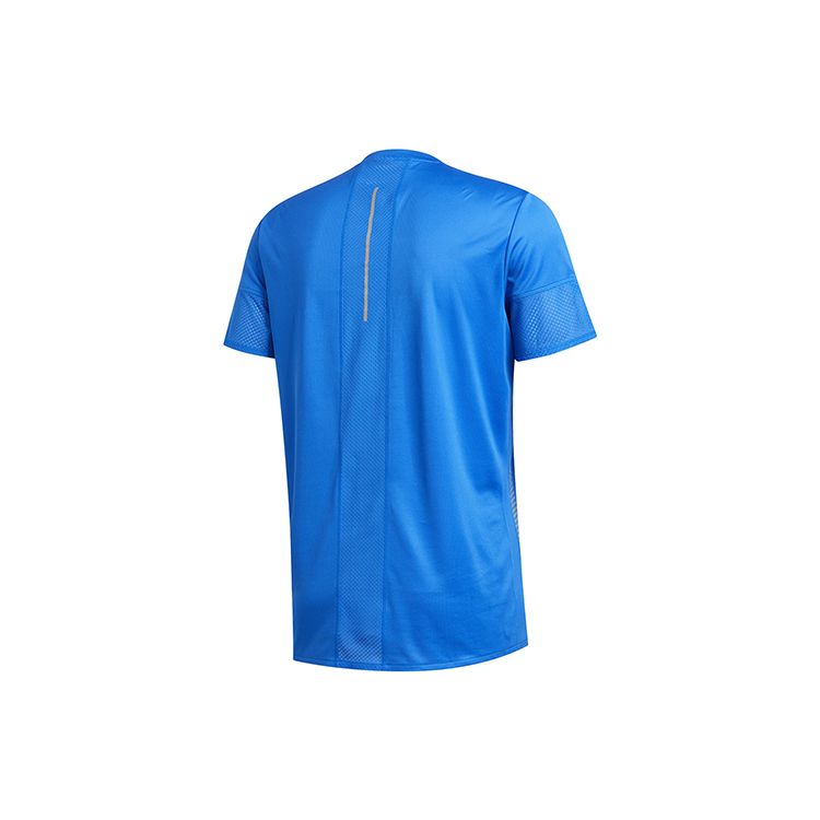 adidas 25/7 Футболка для бега с коротким рукавом Мужские топы Glory-Blue GI4593