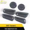 Tucson L Seat Adjustment Decorative Frame & Button Switch Sequin Sticker Car Accessories