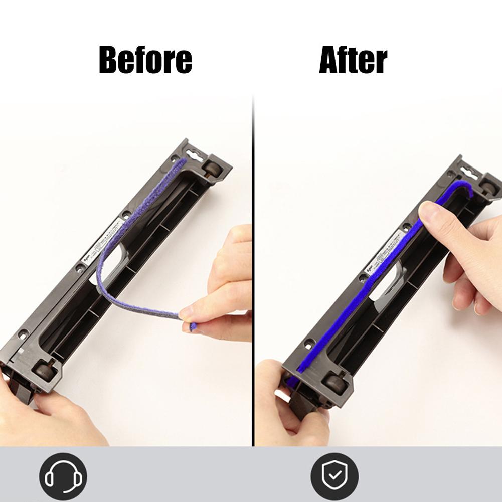 5 шт. Мягкие плюшевые полоски для пылесоса серии V6V7 с насадкой прямого привода 24 см/0,9 см Замена головки с мягким валиком