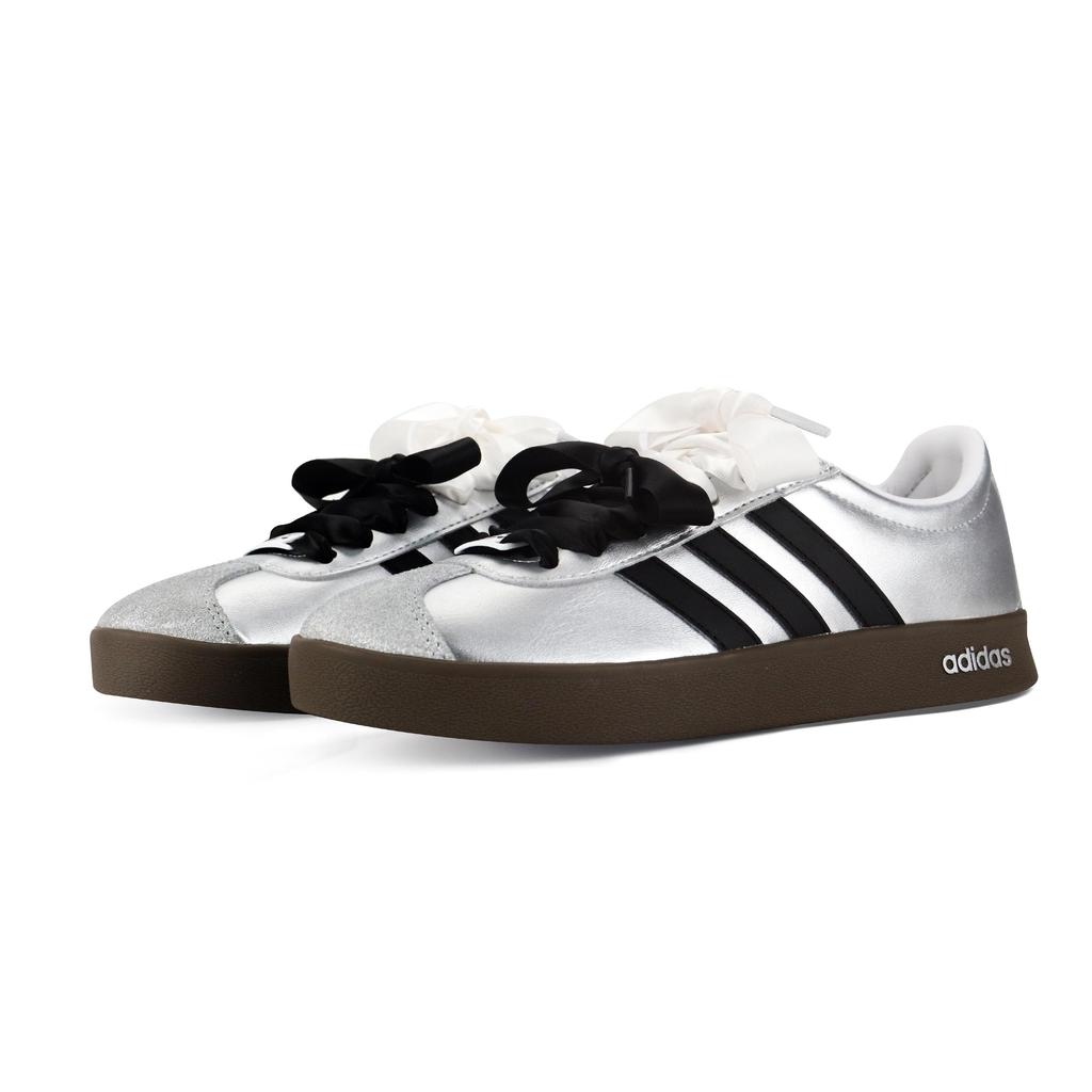 adidas Кеды для скейтбординга VL COURT 2.0 Низкие Унисекс Серебристые ID6015(Team119-)