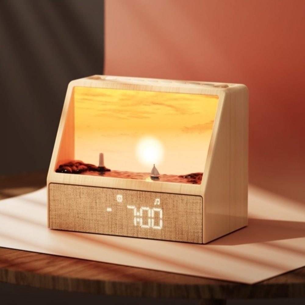 Dimmable Sunrise Alarm Clock 24 Sounds Sleep Alarm Clock Intelligent Wake Up Light For Adults Kids