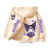 Zip Up Hoodie Kawaii Kids Streetwear Kuromi Children's Hoodie Zipper Children Sweatshirt Manga Clothes Kid Girl Boy Top Hoody