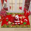 Счастливого Рождества Дед Мороз Украшение входа в дом Ковер Дверной коврик Нескользящий Коврик для прихожей Спальни Ванной комнаты Ковры для гостиной