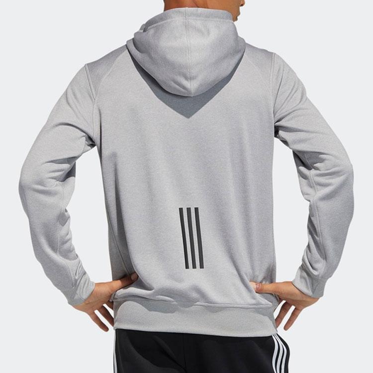 adidas Толстовки Мужские Серые С Капюшоном Умеренные Обычные GN0828