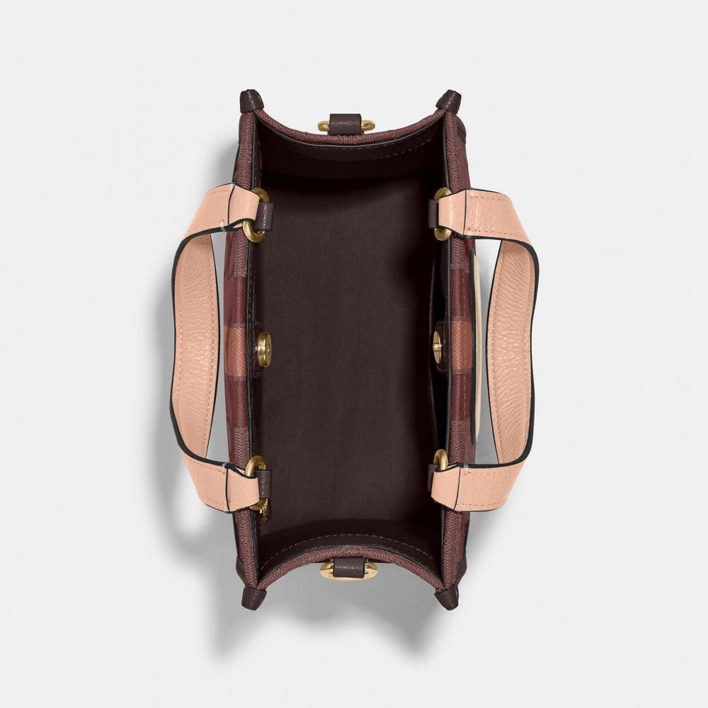 Coach Сумка-тоут Dempsey 22 из фирменного жаккарда с полоской и нашивкой Coach