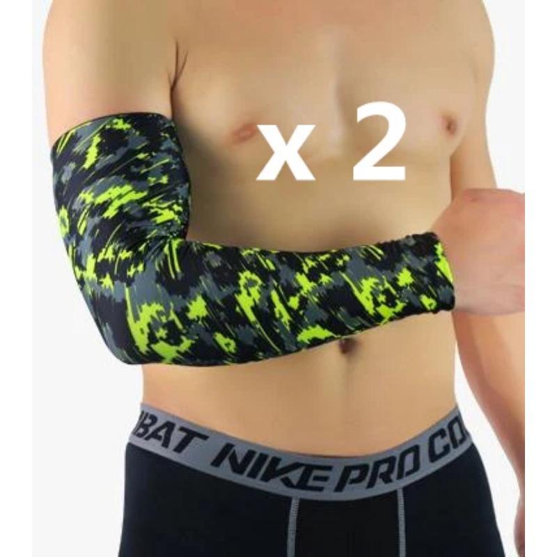 Компрессионный рукав Баскетбольный волейбольный щиток для рук Велосипедные нарукавники Спортивные фиксаторы Утеплители для рук Налокотники Защита от ультрафиолета