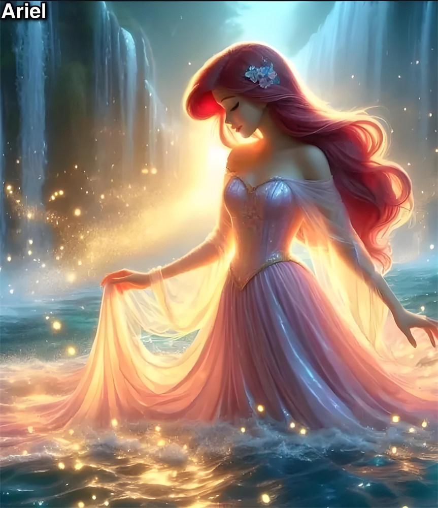 Disney 5D Алмазная мозаика Принцессы и Принцы Набор для вышивания крестиком Мозаика Декор для дома Наклейка на стену DIY Ручная работа Подарок
