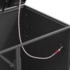 Trash Can Box, can hold two trash cans (120-240 liters), with ventilation holes, trash storage compartments, lockable, two doors