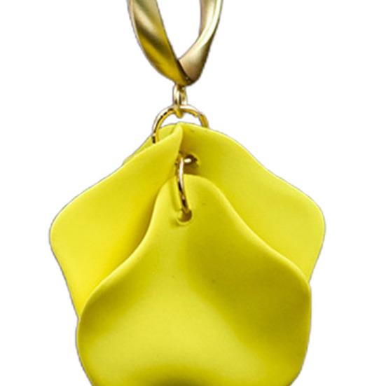 1 пара серег-подвесок, милые изысканные серьги-кольца с лепестками роз для пирсинга для повседневной жизни