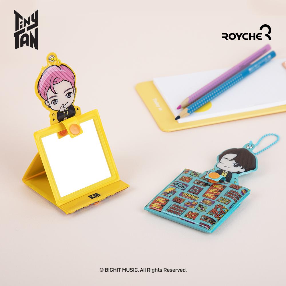 BTS (Бантан Бойз) Мини-зеркало с маслом TinyTAN, официальное, оригинальное, подлинное, K-POP, айдол