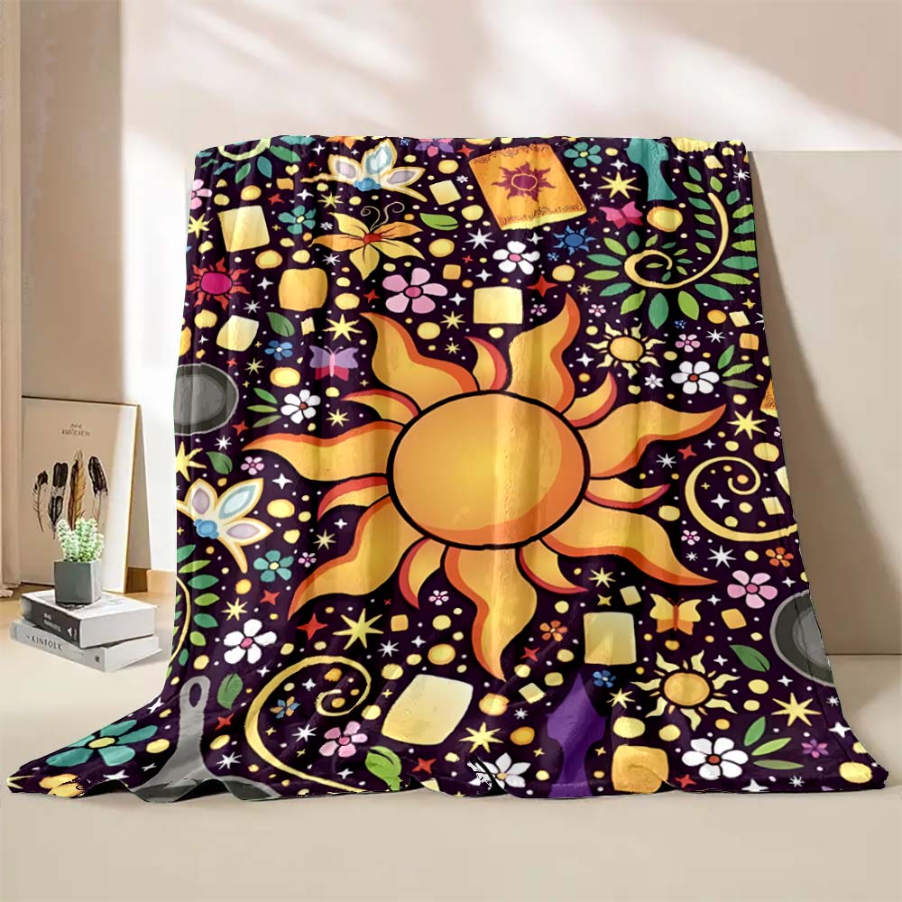 3D Princess Rapunzel Printing Blanket Kinds Adult Blanket Soft and Warm Bedding for Bed Sofa Travel Cover Blanket Holiday Gifts